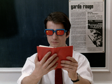 Jean-Pierre Léaud as Guillaume in LA CHINOISE.