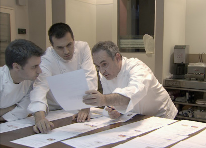 Eduard Xatruch, Oriol Castro and Ferran Adrià.