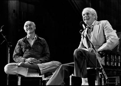Richard Alpert and Timothy Leary at an early 1960’s Harvard Conference.