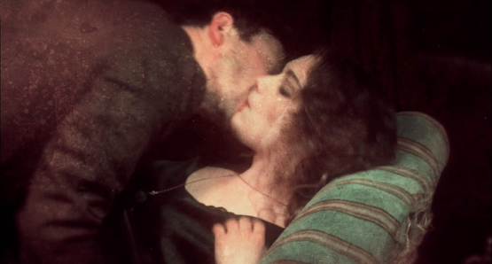 Mathieu Amalric and Ariane Labed in a scene from Guy Maddin's THE FORBIDDEN ROOM.