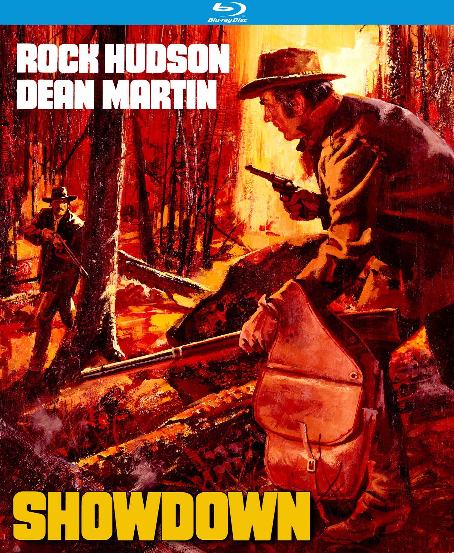 Showdown Dean Martin Rock Hudson vintage movie poster 