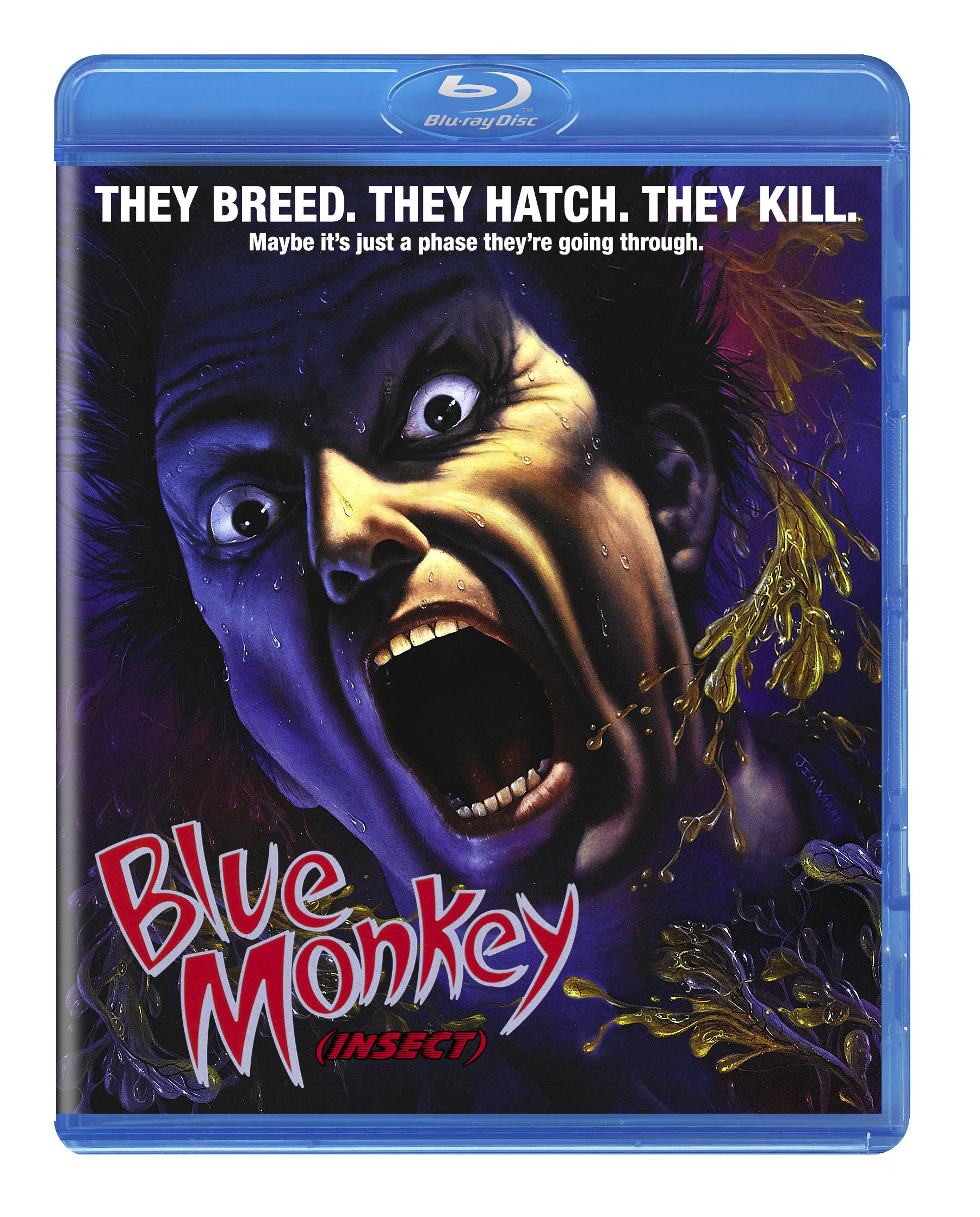 BLUE MONKEY Movie Poster 1987 Horror 