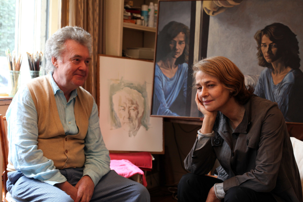 Anthony Palliser and Charlotte Rampling in a scene from Angelina Maccarone's documentary CHARLOTTE RAMPLING: THE LOOK.