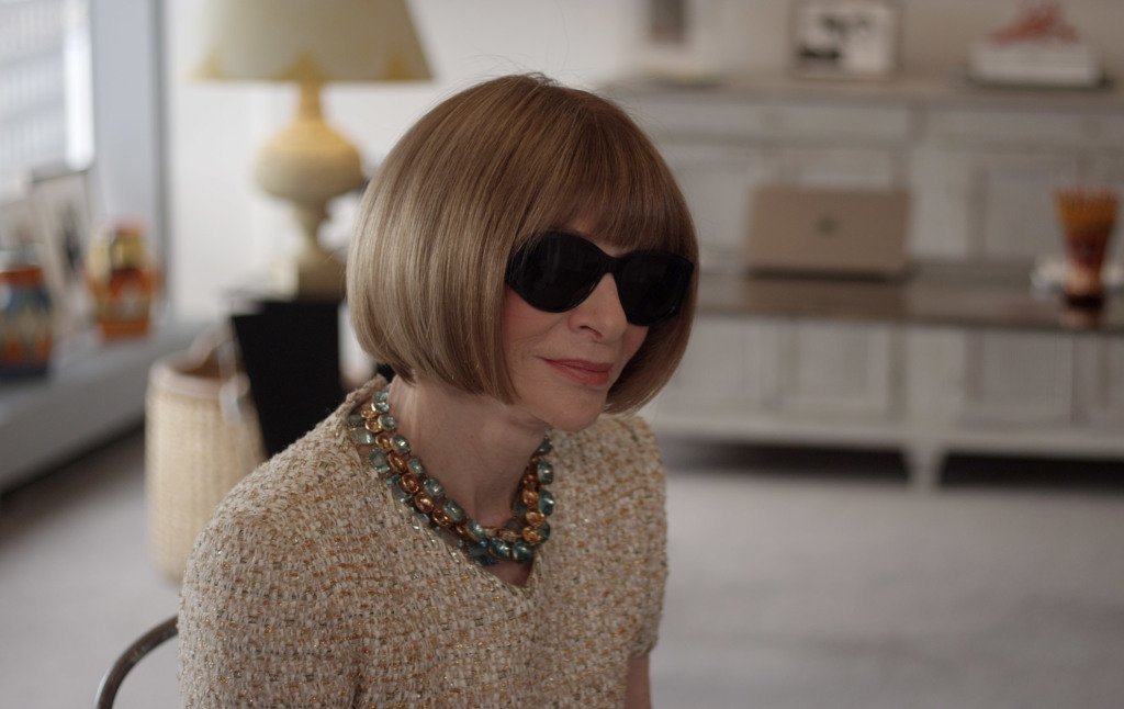 Anna Wintour in a scene from the film, courtesy Kino Lorber.