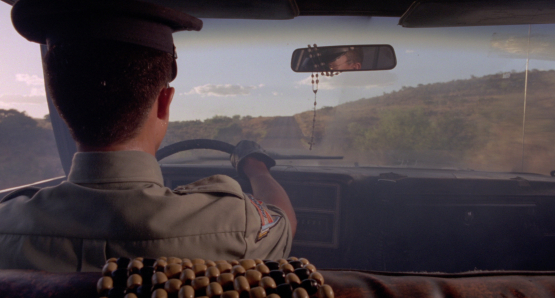 Roberto Sosa in the title role of Alex Cox's HIGHWAY PATROLMAN.