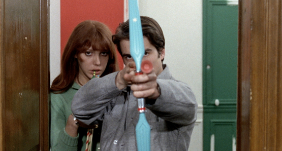 Jean-Pierre Léaud and Anne Wiazemsky in LA CHINOISE.