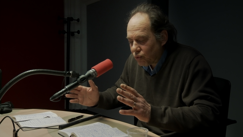Jean-Claude Carriere in LA MAISON DE LA RADIO, a film by Nicolas Philibert.
