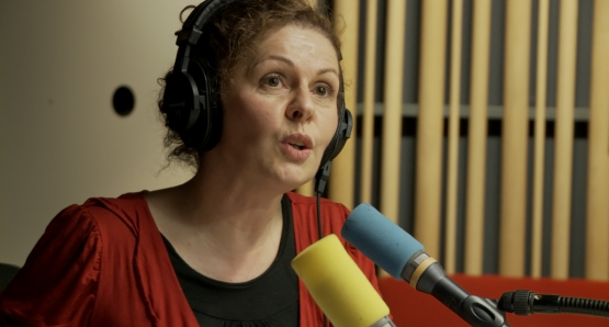 Caroline Ostermann in LA MAISON DE LA RADIO, a film by Nicolas Philibert.