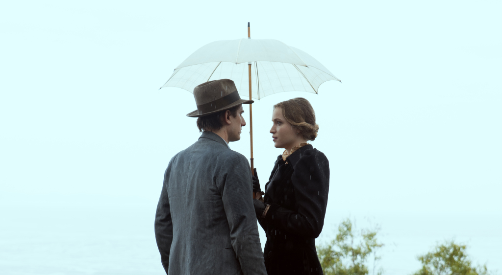 Luca Marinelli and Jessica Cressy in a scene from Martin Eden, photo by Francesca Errichiello, courtesy Kino Lorber
