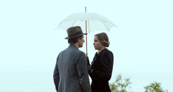 Luca Marinelli and Jessica Cressy in a scene from Martin Eden, photo by Francesca Errichiello, courtesy Kino Lorber