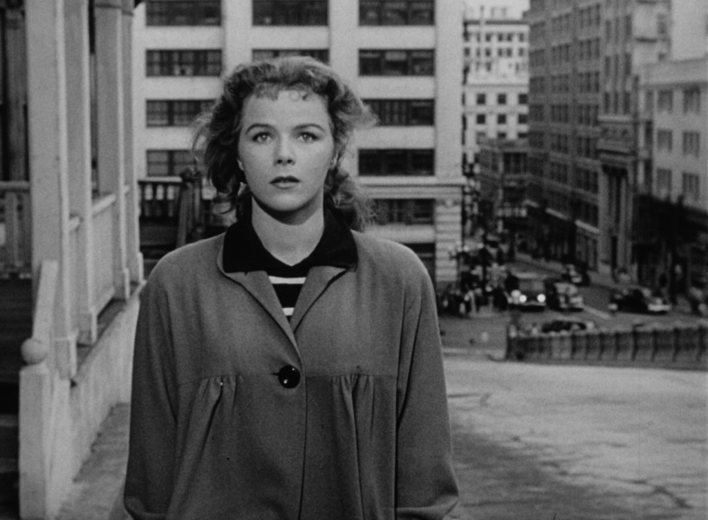 Ida Lupino's NOT WANTED begins with Sally Kelton (Sally Forrest) at her lowest moment.