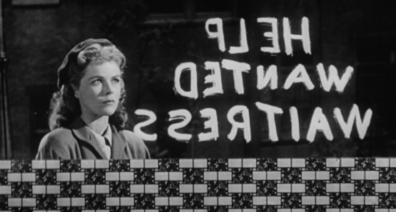 A wandering Sally (Sally Forrest) finds a temporary oasis. Ida Lupino's NOT WANTED is notable for its frank portrayal of its characters' circumstances on the opposite end of postwar prosperity.