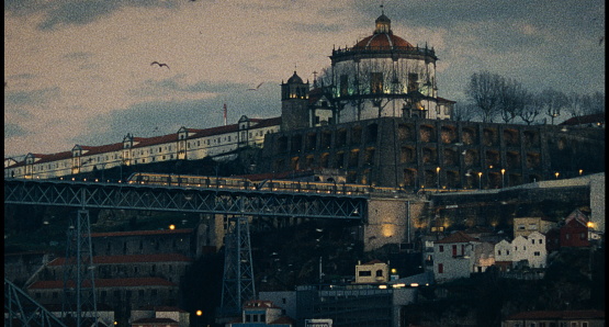 The ancient Portuguese city of Porto in a scene from <i>Porto</i>, courtesy Kino Lorber