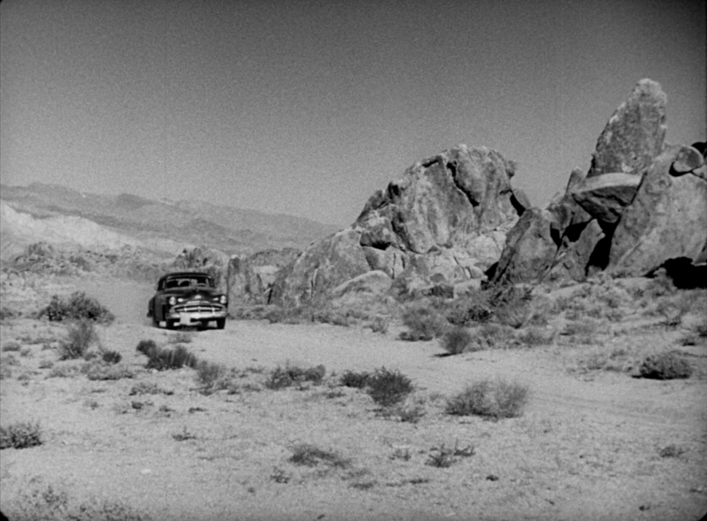 Ida Lupino's THE HITCH-HIKER is a prototypical noir film set in an environment more normally seen in a western.