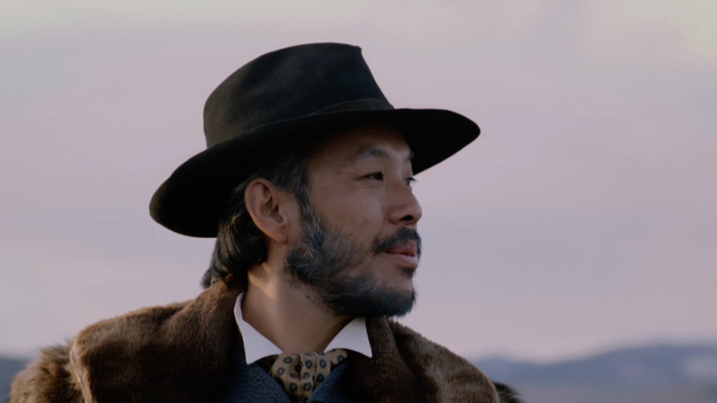 Michael Paul Chan as Hong King in Nancy Kelly's THOUSAND PIECES OF GOLD.