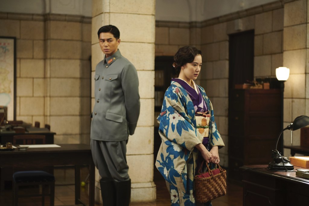Masahiro Higashide and Yû Aoi in a scene from Wife of a Spy, courtesy Kino Lorber